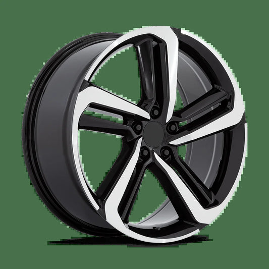 Cast Aluminum Rim PR216 18X8 5X4.5 G-BLK MACH 45MM, 216BM-886545