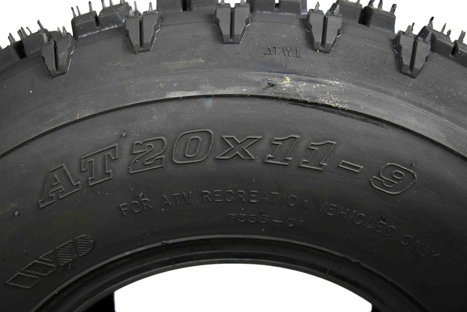 21X7-10 Front (2) & 20X11-9 Rear (2) Tire Set for Sport Quad All-Terrain (ATV), Utility-Task (UTV), and Side-By-Side (Sxs) Vehicles - 4-Ply 21X7X10; 20X11X9 (4-Pack)