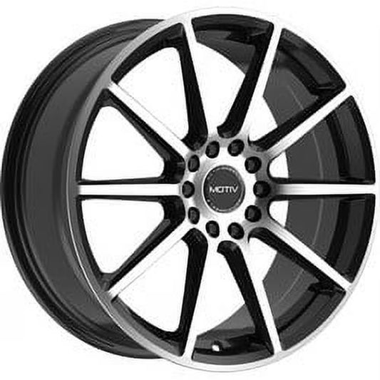 16X7.5 5X100 431MB Elicit Black Wheel Rim