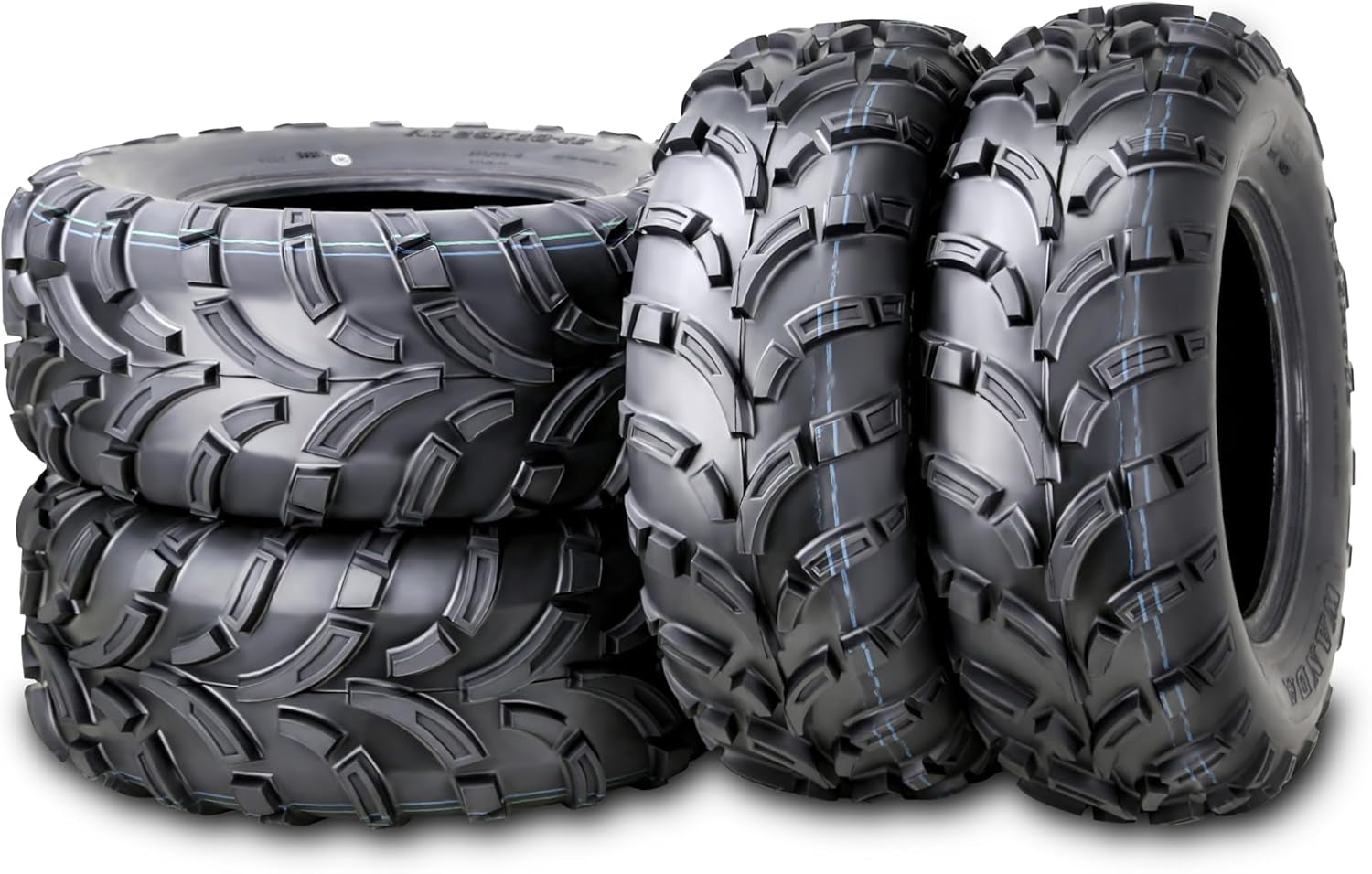 04-15 Arctic-Cat 400 500 1000TRV ATV Tire Set 25X8-12 25X10-12 Lite Mud