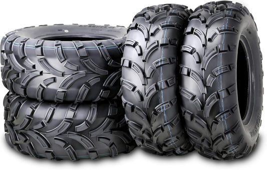 04-15 Arctic-Cat 400 500 1000TRV ATV Tire Set 25X8-12 25X10-12 Lite Mud