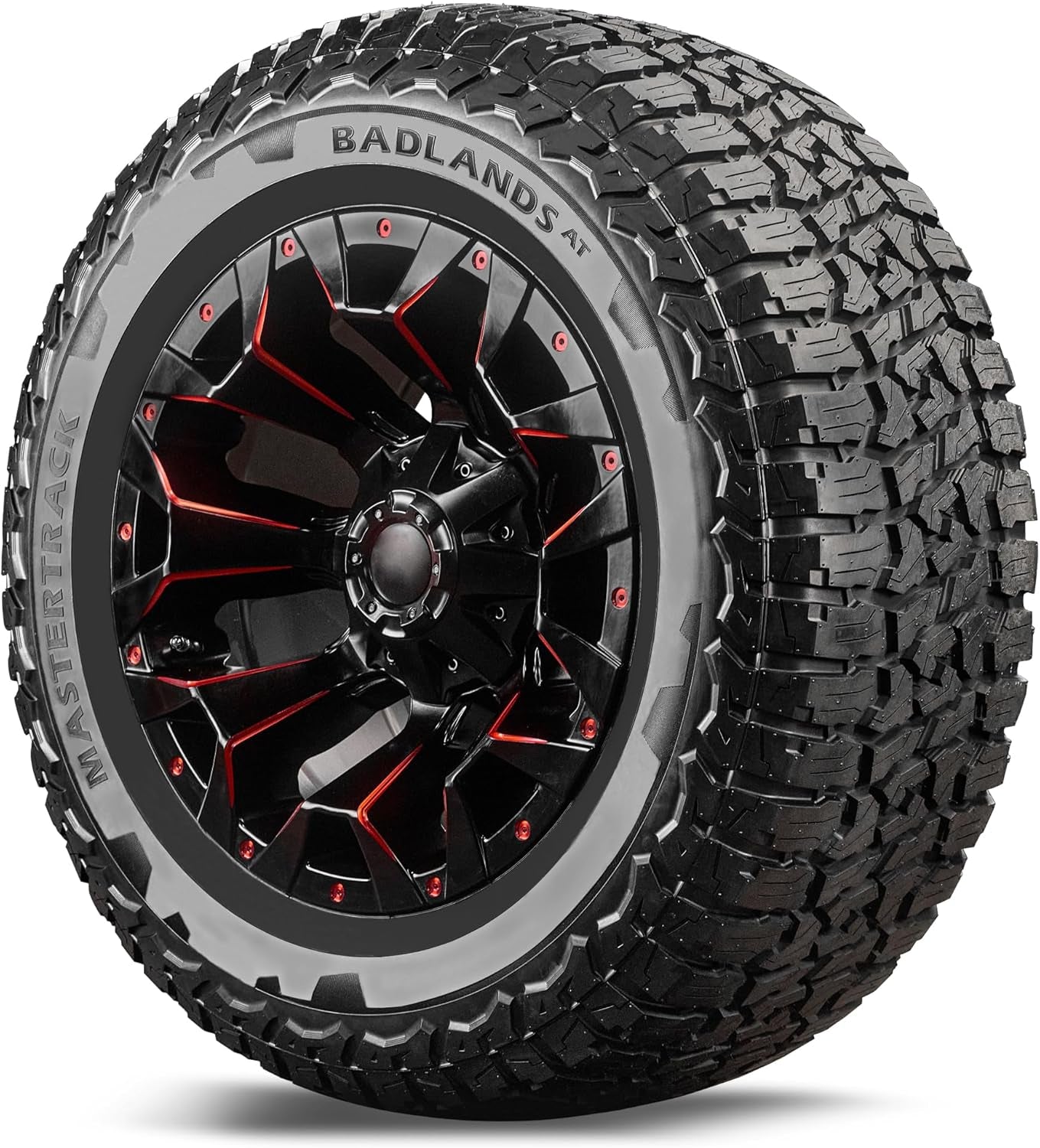 Set of 2 (TWO)  BADLANDS at All Terrain LT235/85R16 10 Ply E 120S SUV Light Truck Tire + Road Hazard Warranty Included - 235/85/16(Tire Only)