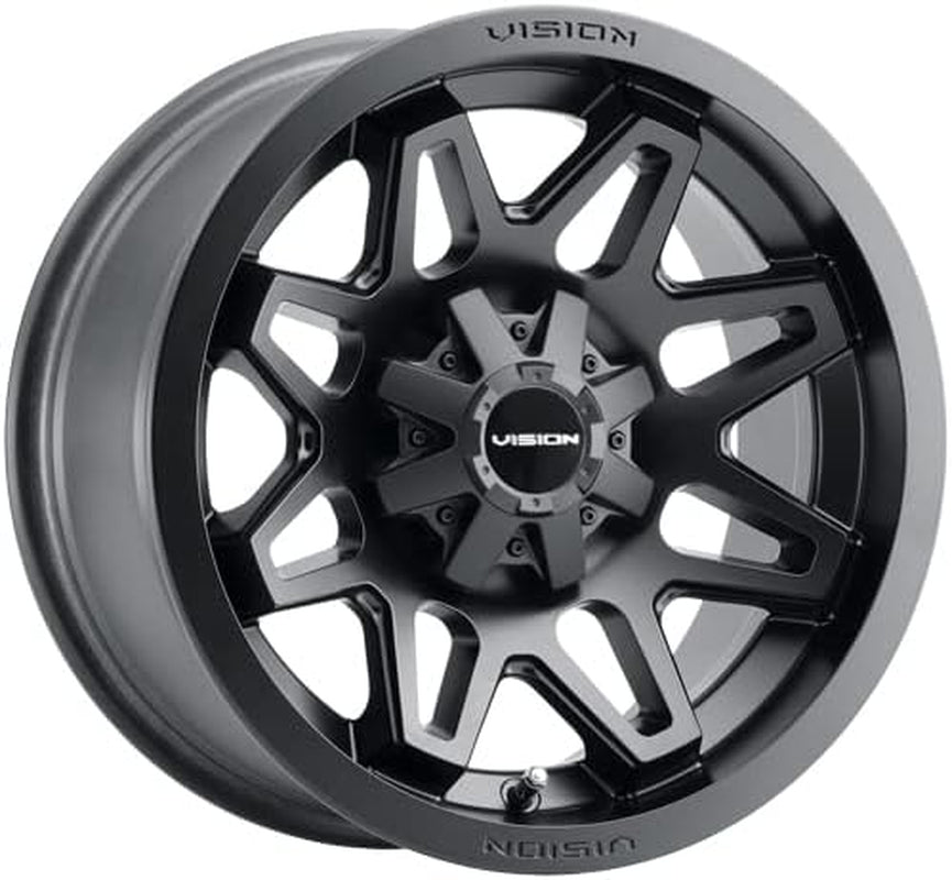 416 Seven UTV 12X8 4X110-10.2Mm Matte Black Wheel Rim 12" Inch