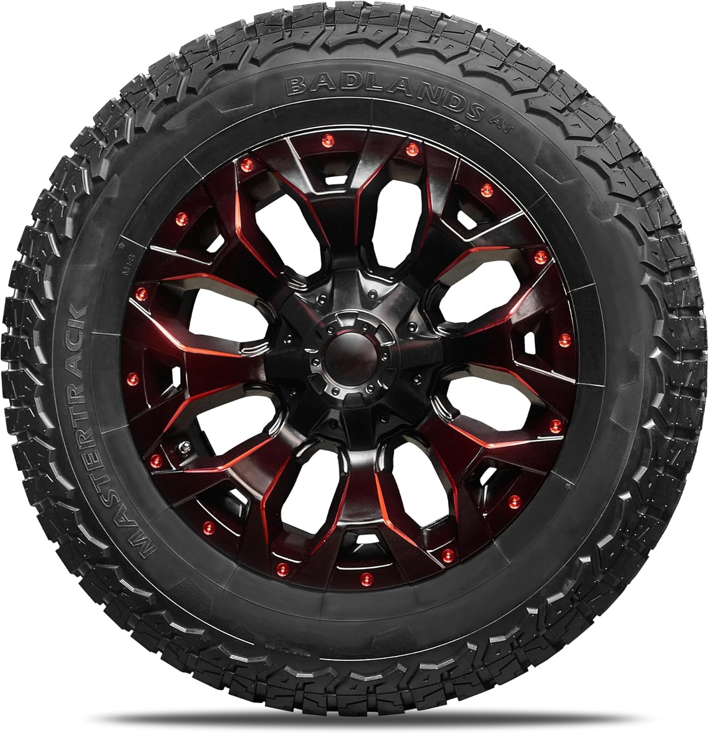 Set of 2 (TWO)  BADLANDS at All Terrain LT235/85R16 10 Ply E 120S SUV Light Truck Tire + Road Hazard Warranty Included - 235/85/16(Tire Only)