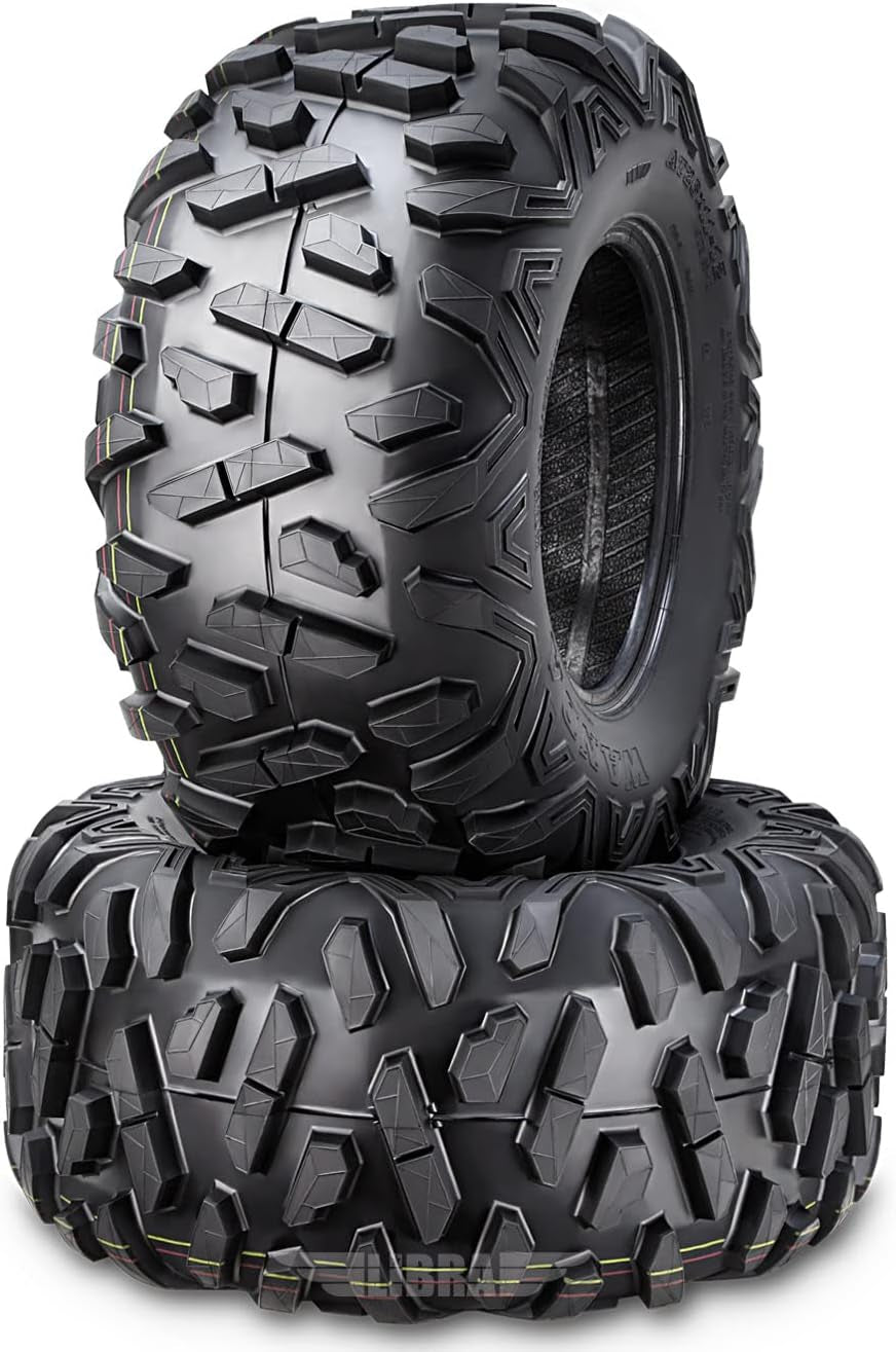 2 26X11R12 Radial ATV Rear Tire Set for 15-17 Kawasaki Mule Pro FX/FXT/DX/DXT