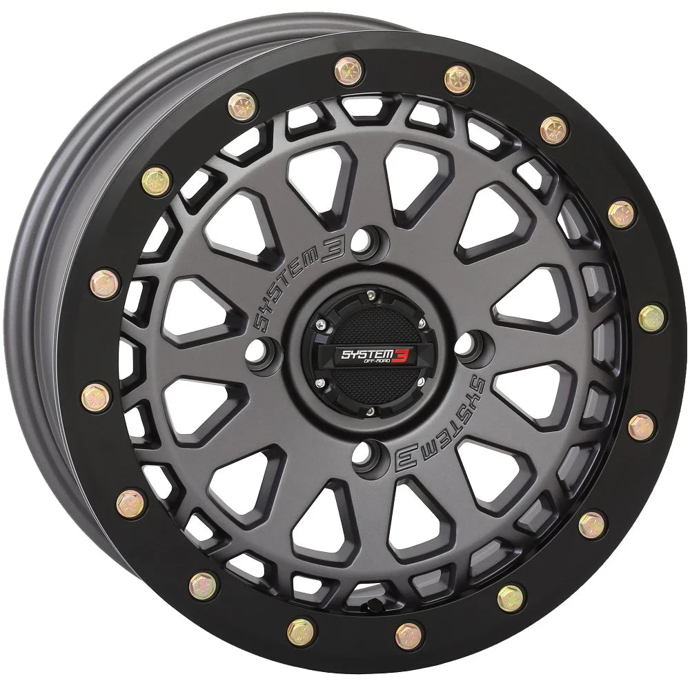 System 3 SB-6 15" Wheels Gm (5+2) 32" Desert Series Tires Kawasaki Teryx Mule