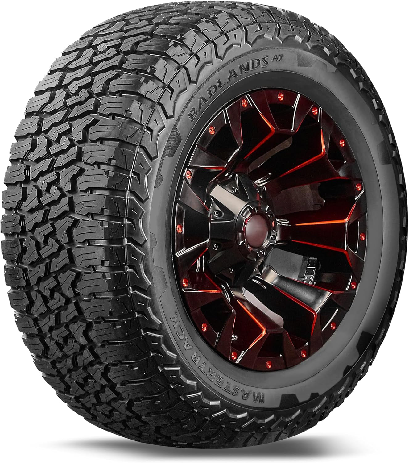 Set of 2 (TWO)  BADLANDS at All Terrain LT235/85R16 10 Ply E 120S SUV Light Truck Tire + Road Hazard Warranty Included - 235/85/16(Tire Only)
