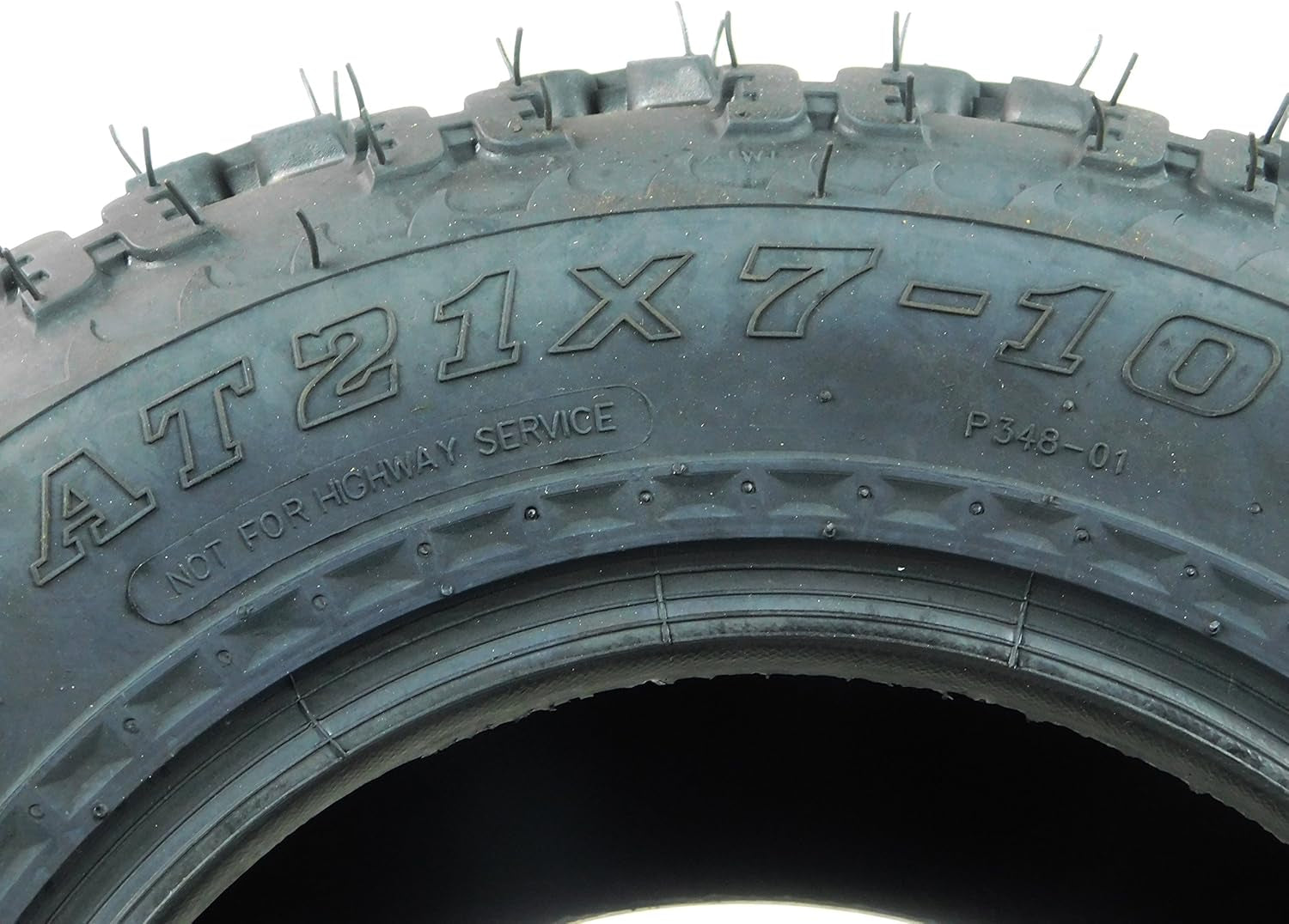 21X7-10 Front (2) & 20X11-9 Rear (2) Tire Set for Sport Quad All-Terrain (ATV), Utility-Task (UTV), and Side-By-Side (Sxs) Vehicles - 4-Ply 21X7X10; 20X11X9 (4-Pack)